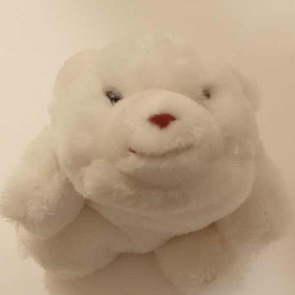 Vintage Gund Snuffles White Bear Plush Stuffed Animal 7" 1980 tag NICE cond - Picture 3 of 5